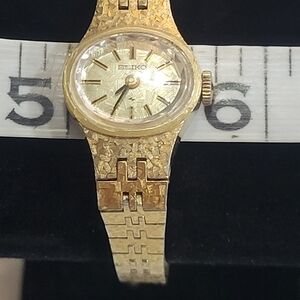 Seiko Gold Classic Textured Watch